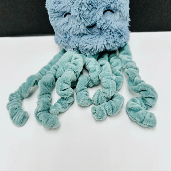 Slumberkins Mini Jellyfish Blue Plush Stuffed Animal 8" - Picture 2 of 6